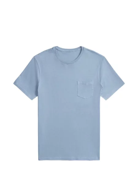 Tricou Ralph Lauren Purple Label din jerseu albastru