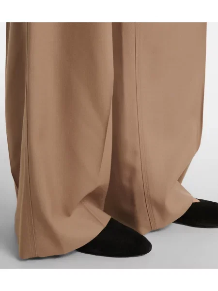 Pantaloni Proenza Schouler de lână bej