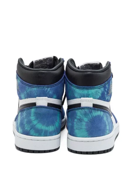 Ρετρό sneakers Jordan 1 Retro γραβάτες μπλε