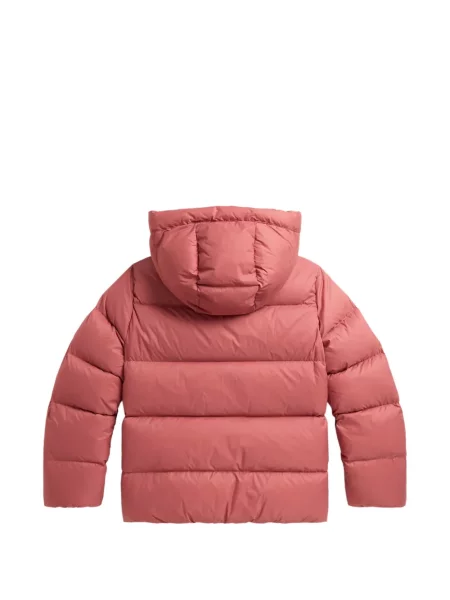 Kurtka puchowa dziecięca Polo Ralph Lauren różowa