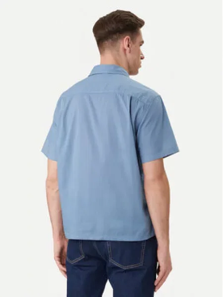 Guess Jeans košulja za muškarce od pamuka plava