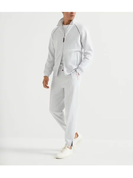 Pantaloni Brunello Cucinelli alergare gri
