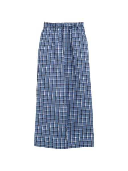 Pantaloni Baserange în carouri albastru
