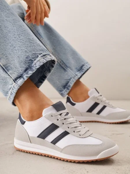 Sneakers Kasunata Kazanata Lannatea Albi alb