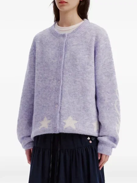 Cardigan Mini Cream violet