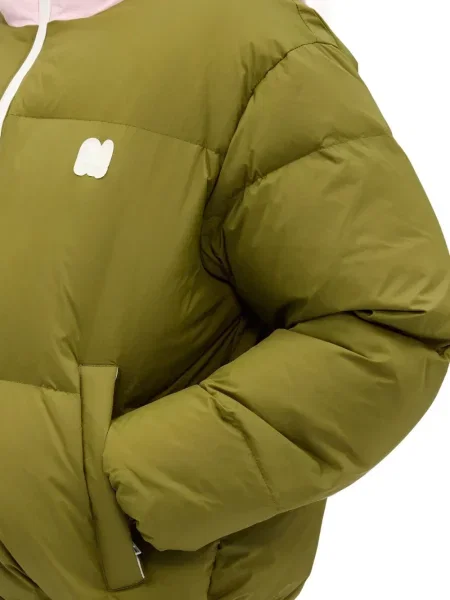 Geacă cu puf Msgm cu autograf verde