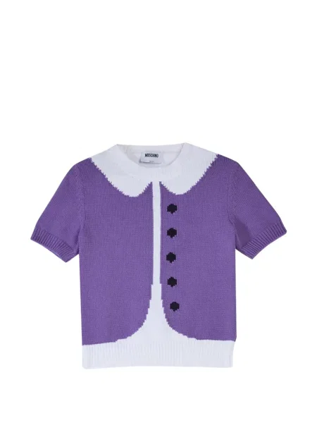 Pulover Moschino tricotate violet