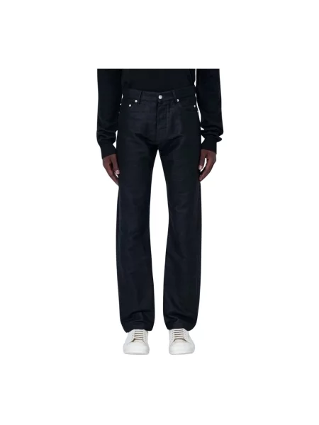 Jeansy straight leg Rick Owens czarne