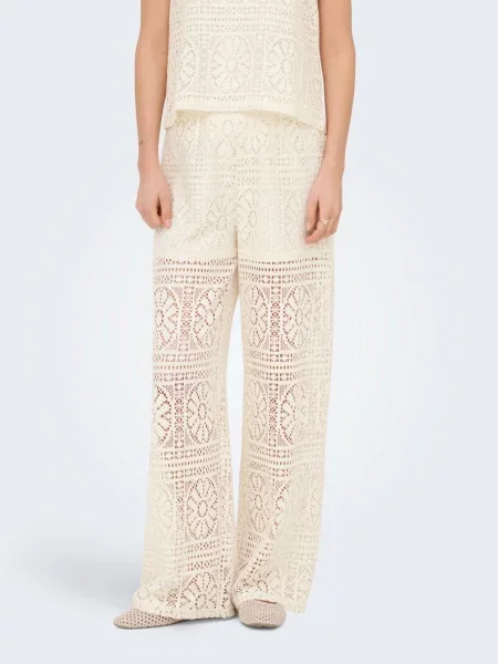 ONLY Pantaloni ONLLIAN crem