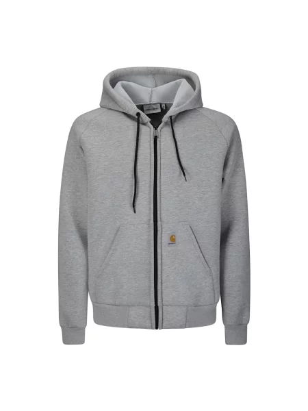 Kurtka Carhartt Wip z kapturem szara
