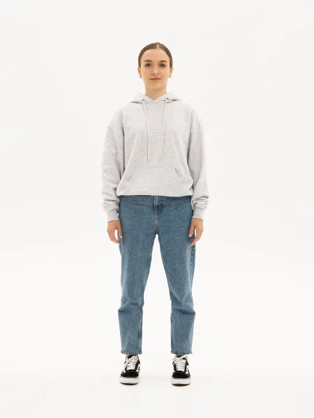 Кофти та светри Fruit of the loom бавовна/поліестер сірий