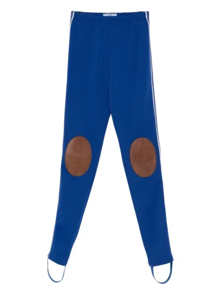 Pantaloni Prada cu dungi albastru