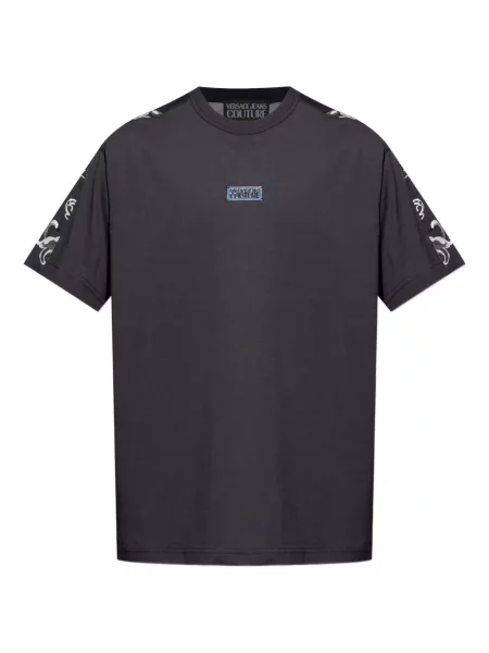 Tricou Versace Jeans Couture cu imagine negru