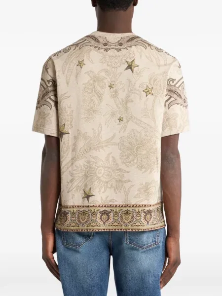 Tricou Etro cu imagine din jerseu