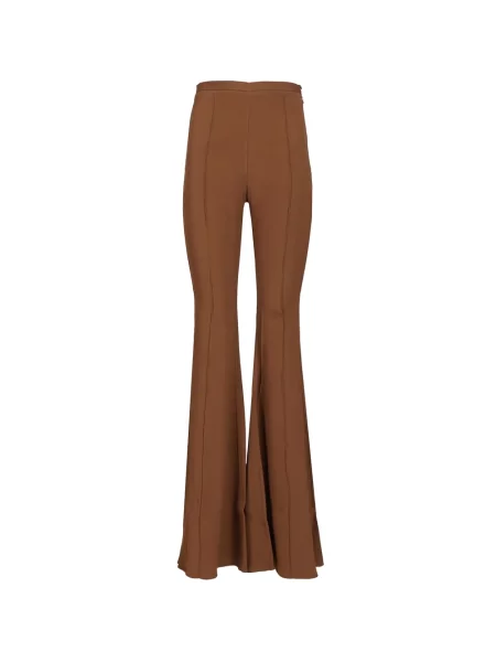Pantaloni Taller Marmo evazate maro