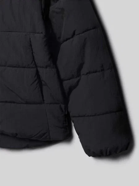 Kurtka pikowana o kroju regular fit ze stójką model ‘GLOBAL’ Only & Sons czarna