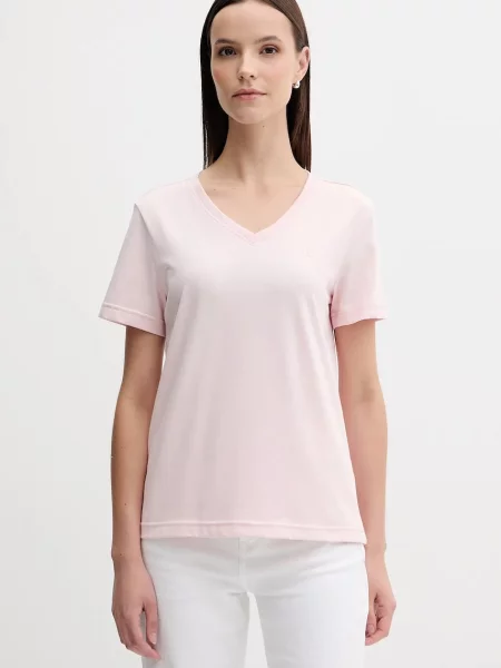 Kratka majica Calvin Klein Jeans roza