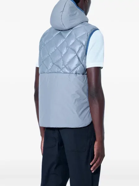 Vestă Moncler cu glugă gri