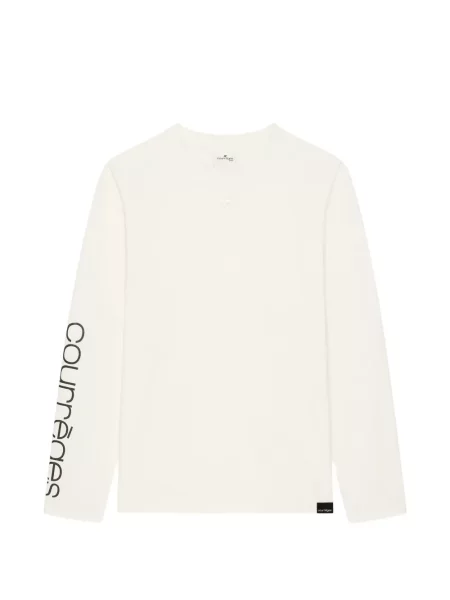 Lung tricou Courreges cu imagine