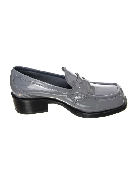 Czółenka Jeffrey Campbell skórzana niebieska