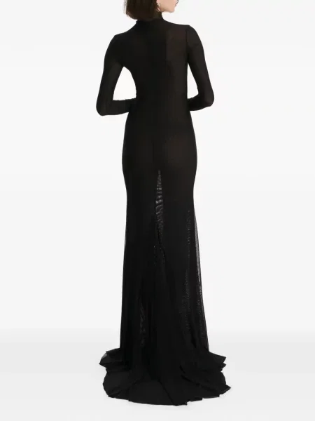 Rochie maxi 2310 Studio lungă de costum negru