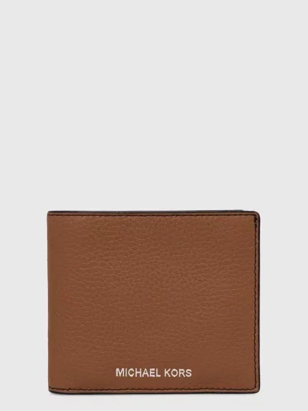 Michael Kors Usnjena denarnica rjava