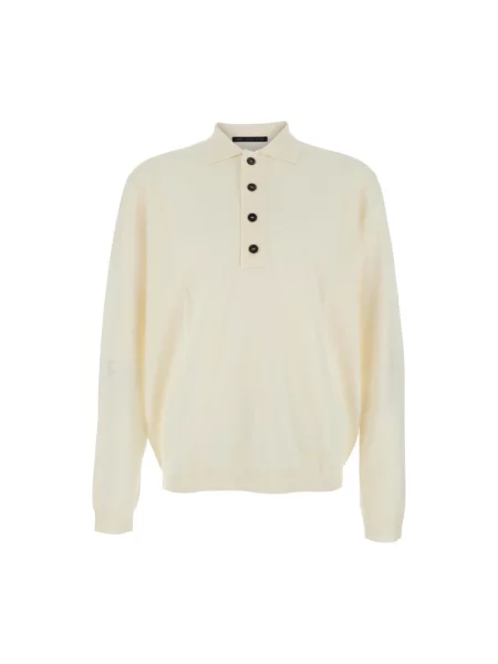 Sweter Low Brand wełniany biały