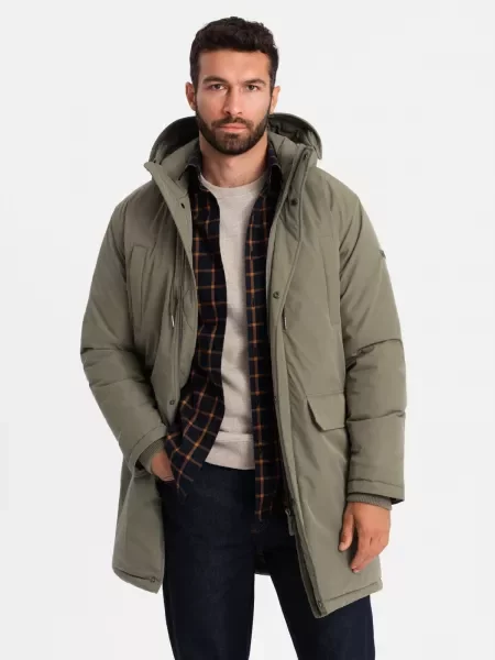 Geacă parka Ombre kaki