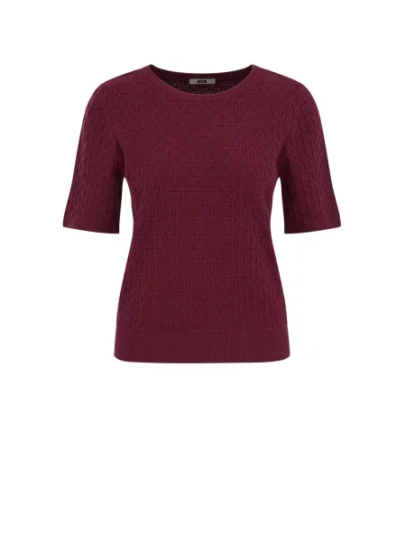 WE Fashion Pulover vin roșu