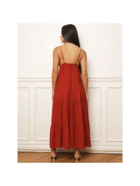 Rochie La Modeuse portocaliu