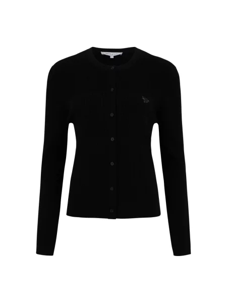 Kardigan dziecięcy Maison Kitsune czarny