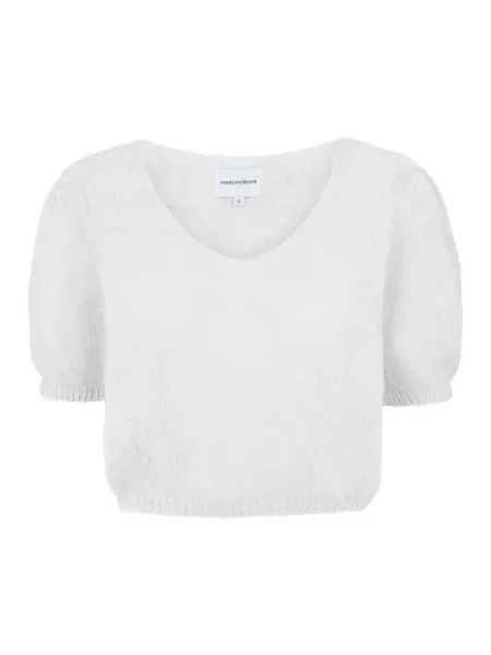 Sweter American Dreams wełniany biały