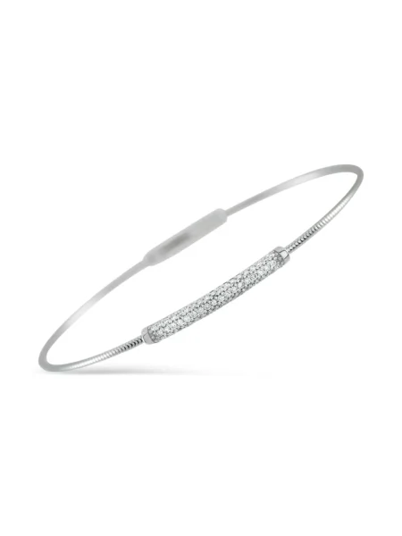 Brăţară Lb Exclusive cu model piele de șarpe argintiu