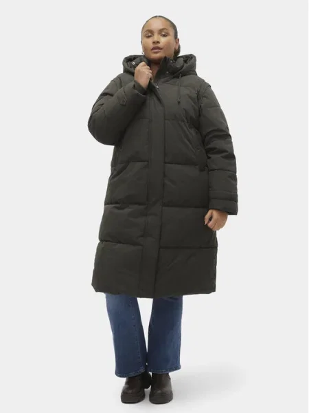 Vero Moda Curve Geacă de iarnă verde
