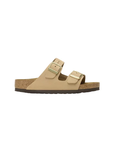 BIRKENSTOCK Saboți Arizona LENB maro cappuccino bej