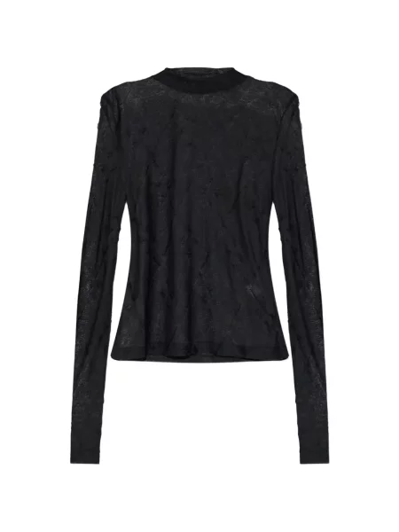 Top Iro cu model argyle negru