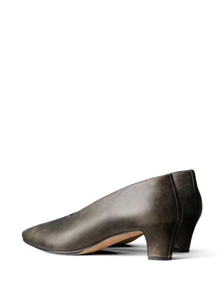 Pantofi cu toc Calvin Klein zdrențuiți negru