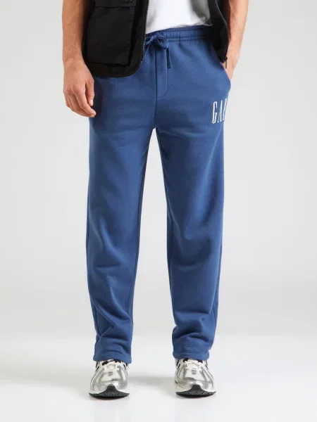 Pantaloni Gap cu autograf alb