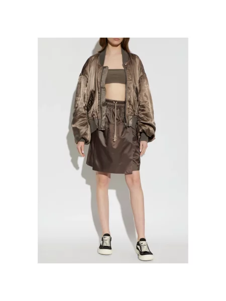 Krótki top Rick Owens brązowy