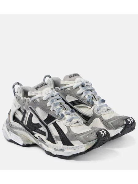 Sneakerși Balenciaga Runner gri