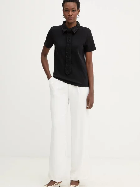 Karl Lagerfeld polo czarny