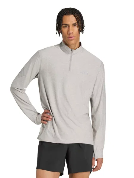 ADIDAS PERFORMANCE Funkčné tričko Iconic striebornosivá / melírovaná sivá