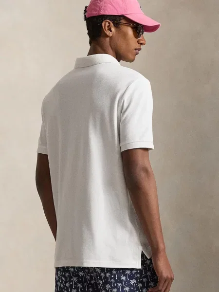 Tricou polo Polo Ralph Lauren alb