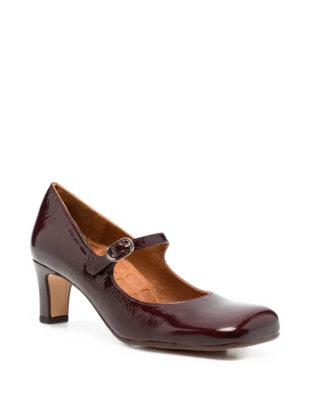 Pantofi cu toc Chie Mihara din piele roșu