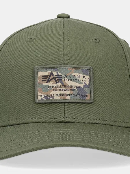 Šiltovka Alpha Industries zelená