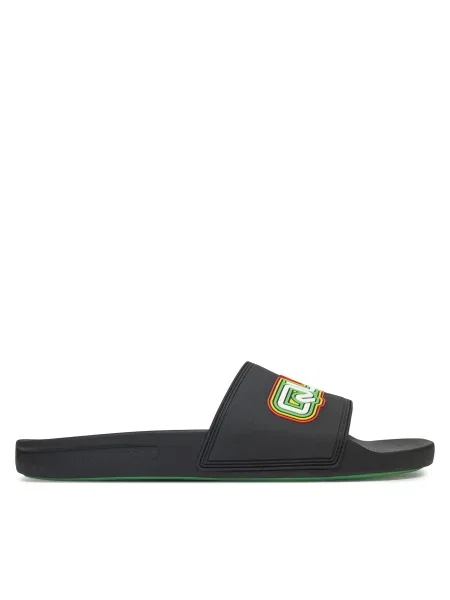 Quiksilver férfi Rivi Wordmark Slide II rasta flip-flopok. Méret: 44 US fekete