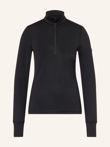 Super.Natural Bunda Midlayer S Merino Vlnou černá