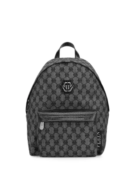 Rucsac Philipp Plein din jacard gri