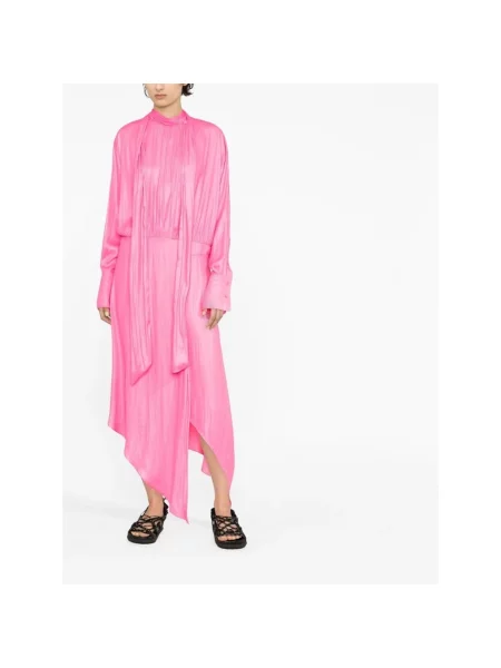 Sukienka midi Stella Mccartney różowa