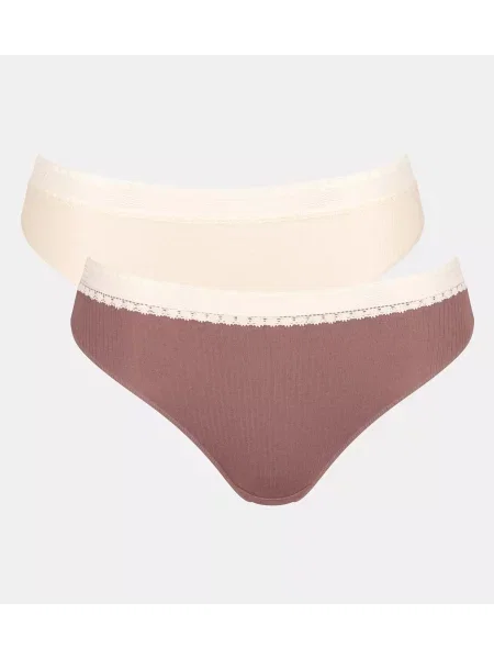 SLOGGI Kalhotky GO krémová hnědá
